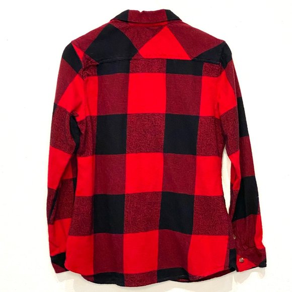 Natural Reflections 2 PACK Plaid Long Sleeve Button-Down Shirt Top - Picture 11 of 16